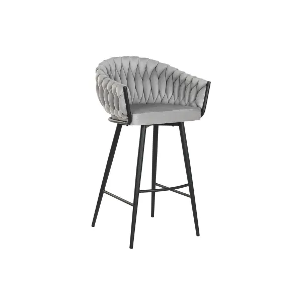 Jakkara Home ESPRIT Musta Harmaa Metalli 58 x 53 x 101 cm