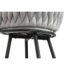 Taburetė Home ESPRIT Juoda Pilka Metalinis 58 x 53 x 101 cm