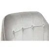 Сиденье Home ESPRIT Серый Кремовый Позолоченный Серебристый полиэстер Металл 74 x 74 x 90 cm 74 x 67 x 90 cm
