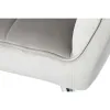 Fotelis Home ESPRIT Pilka Kreminė Auksinis Sidabras Poliesteris Metalinis 74 x 74 x 90 cm 74 x 67 x 90 cm
