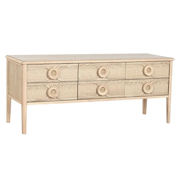 Televizoriaus baldai Home ESPRIT Natūralus 120 x 40 x 50 cm