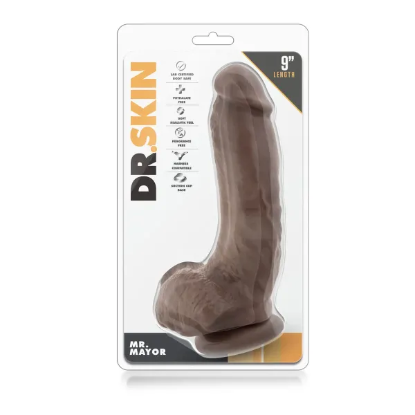 Realistic Dildo Blush Dr Skin PVC Ø 5,3 cm