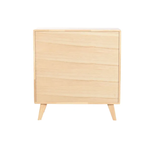 Sideboard Home ESPRIT Natural Metal Rattan Rubber wood 73,5 x 35 x 78 cm