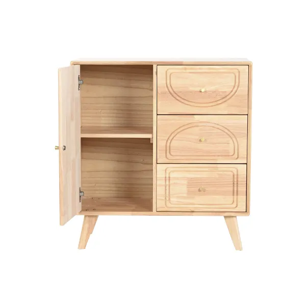 Bufete Home ESPRIT Dabisks Metāls Rotangpalma Kaučuka koks 73,5 x 35 x 78 cm