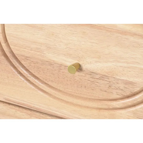 Sideboard Home ESPRIT Natural Metal Rattan Rubber wood 73,5 x 35 x 78 cm