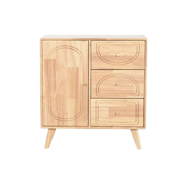 Indauja Home ESPRIT Natūralus Metalinis Rotangas Kaučiukmedžio mediena 73,5 x 35 x 78 cm