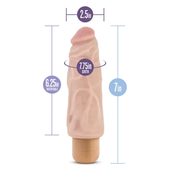 Realistic Dildo Blush Dr Skin PVC Ø 5 cm