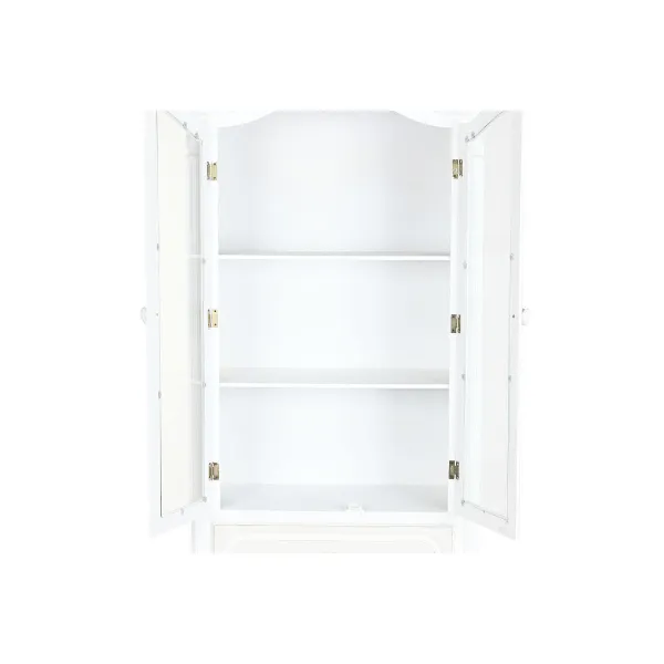 Display Stand Home ESPRIT White Wood Crystal 76 x 39 x 193 cm