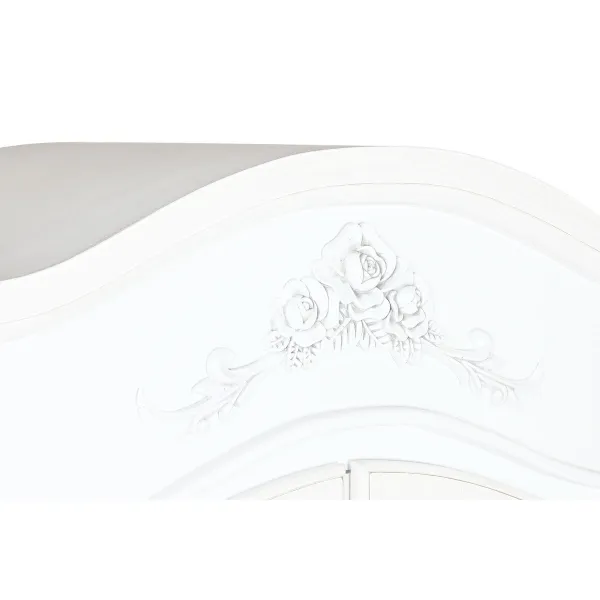 Displejaj stends Home ESPRIT Balts Koks Stikls 76 x 39 x 193 cm