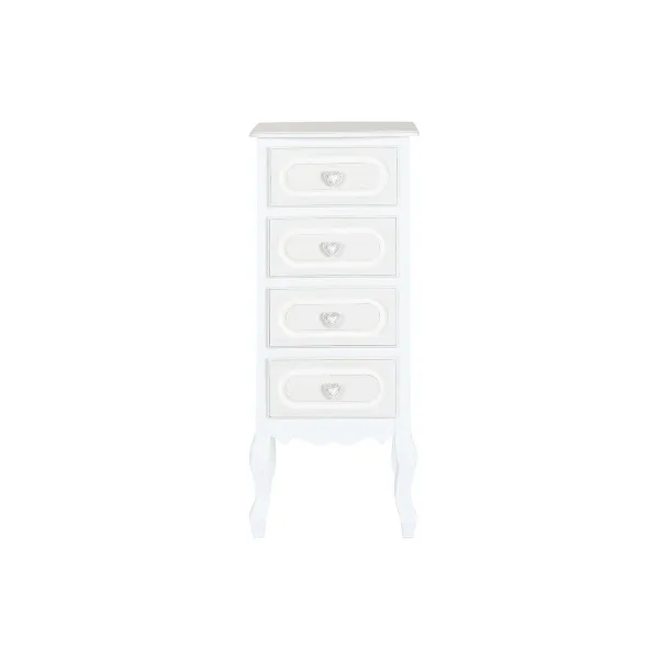 Lipasto Home ESPRIT Valkoinen Romanttinen 40 x 36 x 100 cm