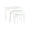 Вспомогательный стол Home ESPRIT Белый Светло-серый 53 x 35 x 47 cm
