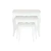 Вспомогательный стол Home ESPRIT Белый Светло-серый 53 x 35 x 47 cm