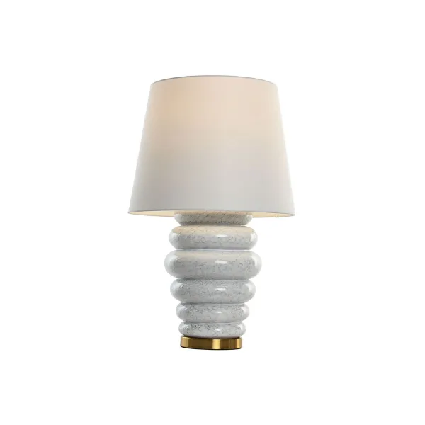 Pöytälamppu Home ESPRIT Valkoinen Kullattu 50 W 220 V