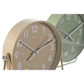 Stalinis laikrodis Home ESPRIT Beige (2 osaa)