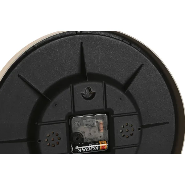 Sieninis laikrodis Home ESPRIT Ruda Natūralus PVC Medžio 30 x 4,7 x 30 cm (2 vnt.)