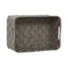 Krepšelio rinkinys Home ESPRIT Žalia Pilka Kreminė Metalinis polipropileno 38 x 28 x 17 cm 3 Dalys (3 vnt.)