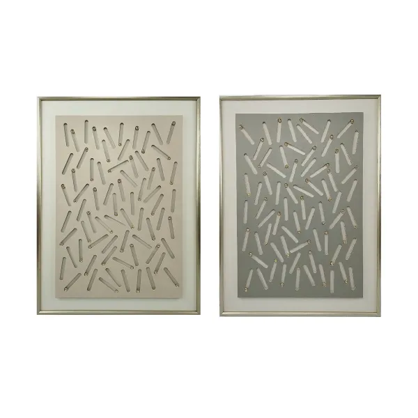 Полотно Home ESPRIT полистирол Полотно 90 x 3,5 x 120 cm