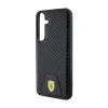 Ferrari Carbon Stitched Bottom - Case for Samsung Galaxy S24+ (black)