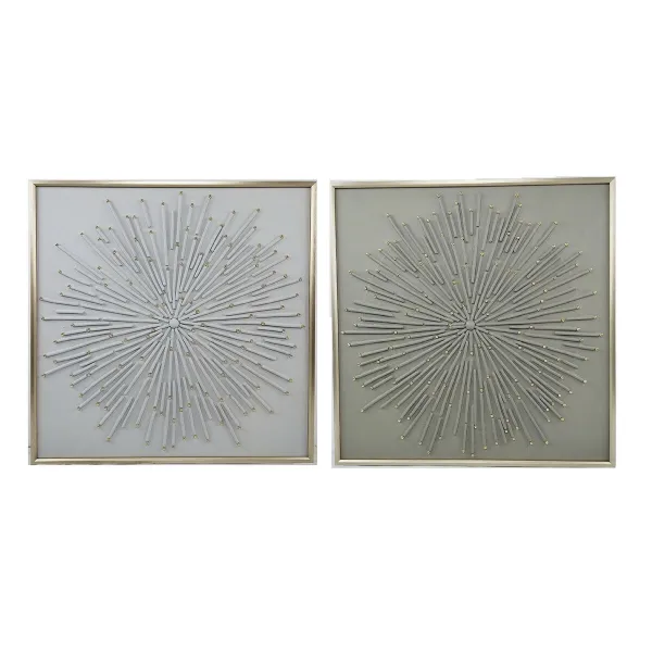 Полотно Home ESPRIT полистирол Полотно 100 x 3,5 x 100 cm