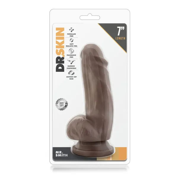 Realistic Dildo Blush Dr Skin PVC Ø 4,9 cm