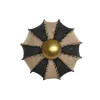 Wall Lamp Home ESPRIT Bicoloured 25 W Natural Colonial 230 V 50 x 50 x 25 cm