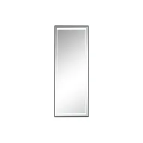Miegamojo veidrodis Home ESPRIT Juoda Aliuminis 50 x 2 x 150 cm