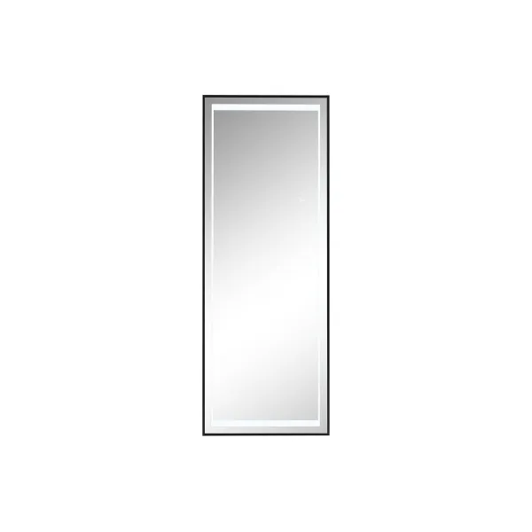 Meikkipeili Home ESPRIT Musta Alumiini 50 x 2 x 150 cm
