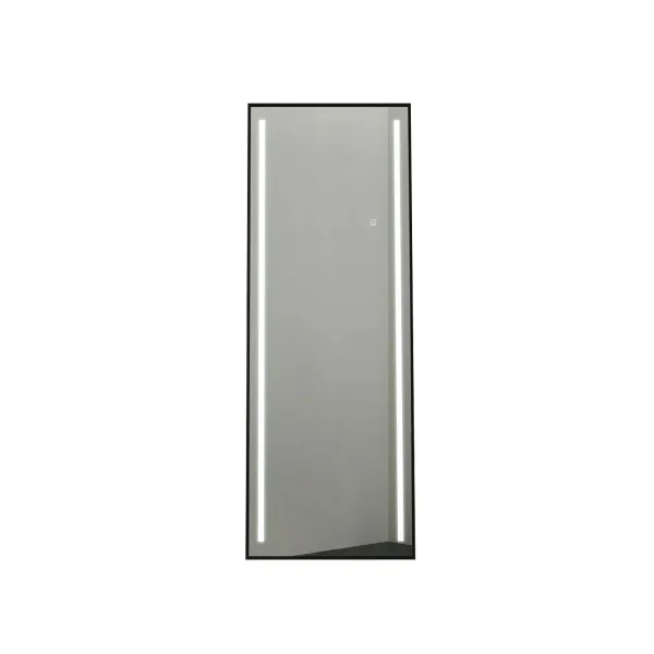 Dressing Mirror Home ESPRIT Black Aluminium 60 x 0,5 x 165 cm
