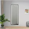 Miegamojo veidrodis Home ESPRIT Juoda Aliuminis 60 x 0,5 x 165 cm