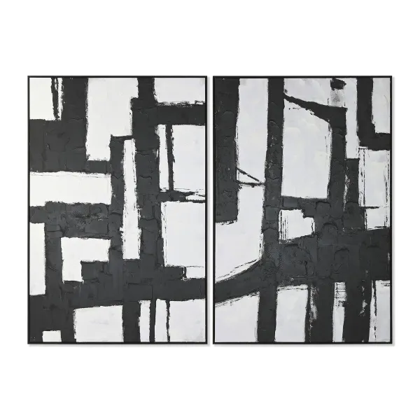 Картина Home ESPRIT Деревянный Полотно 123 x 4,3 x 183 cm 122,6 X 4,3 X 182,6 CM (2 штук)
