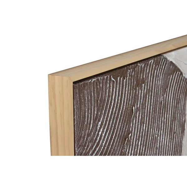 Painting Home ESPRIT Wood Canvas 123 x 4,3 x 123 cm 122,6 X 4,3 X 122,6 CM
