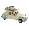 Decorative Figure Home ESPRIT Blue Green Pink Vintage 28 x 11 x 11,5 cm (3 Units)