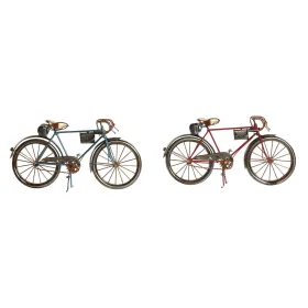 Dekoratīvās figūriņas Home ESPRIT Zils Sarkans Bronza Vintage 28 x 6 x 15 cm (2 gb.)