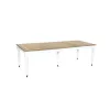 Pusdienu galds Home ESPRIT Balts Egle 100 x 100 x 78 cm