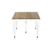 Обеденный стол Home ESPRIT Белый Ель 100 x 100 x 78 cm
