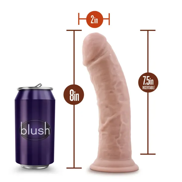 Realistic Dildo Blush Dr Skin PVC Ø 4,6 cm