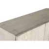 Skapītis Home ESPRIT Balts Melns Metāls Mango koks 180 x 40 x 160 cm