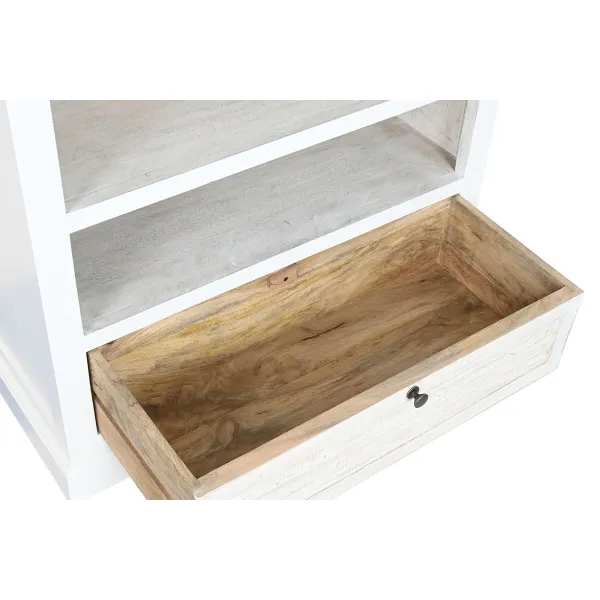 Полка Home ESPRIT Белый Древесина манго 90 x 40 x 180 cm