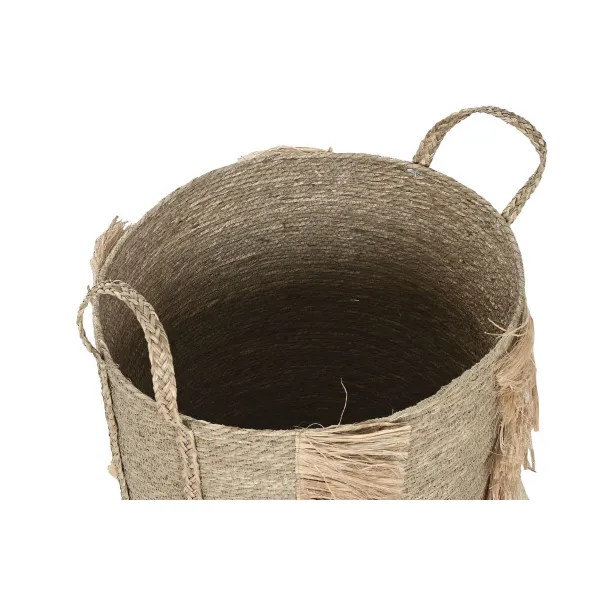 Basket set Home ESPRIT Natural Seagrass (2 Pieces)