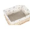Pyykkikori Home ESPRIT Luonnollinen korihuonekalut Shabby Chic 48 x 38 x 22 cm 5 Kappaletta
