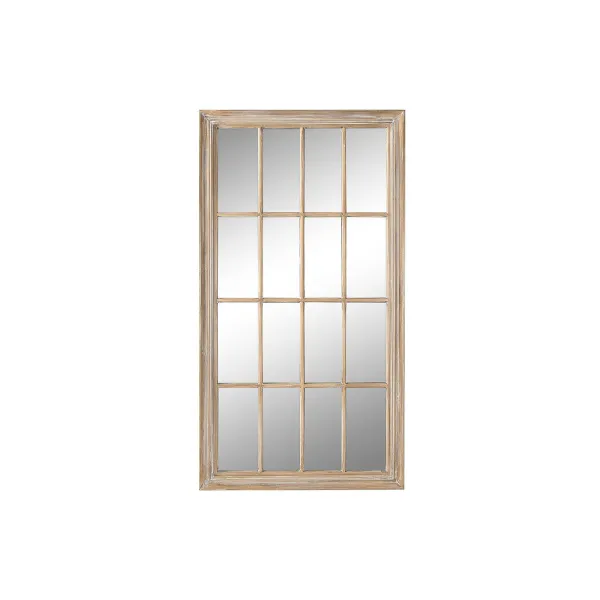 Настенное зеркало Home ESPRIT Натуральный Окно Маринованный 68 x 4 x 128 cm
