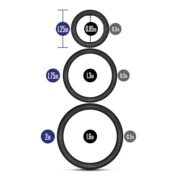 Peeniserõngad Blush Performance Must