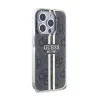 Guess IML 4G Gold Stripe - Case iPhone 15 Pro (Black)