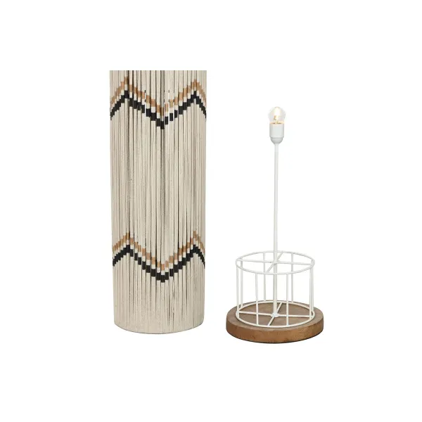 Floor Lamp Home ESPRIT Beige Bicoloured 50 W 220 V 25 x 25 x 125 cm