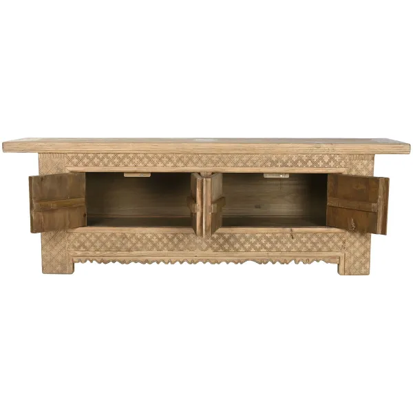TV furniture Home ESPRIT Natural 180 x 44 x 60 cm