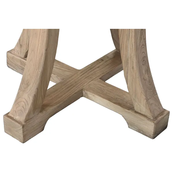 Обеденный стол Home ESPRIT Натуральный Древесина вяза 120 x 120 x 76 cm