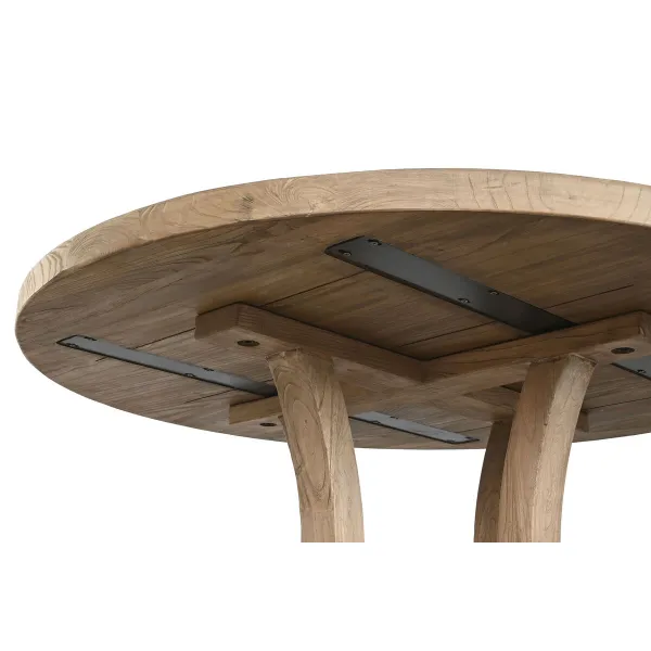 Обеденный стол Home ESPRIT Натуральный Древесина вяза 120 x 120 x 76 cm