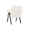 Nojatuoli Home ESPRIT Valkoinen Puu 54 x 64 x 86 cm