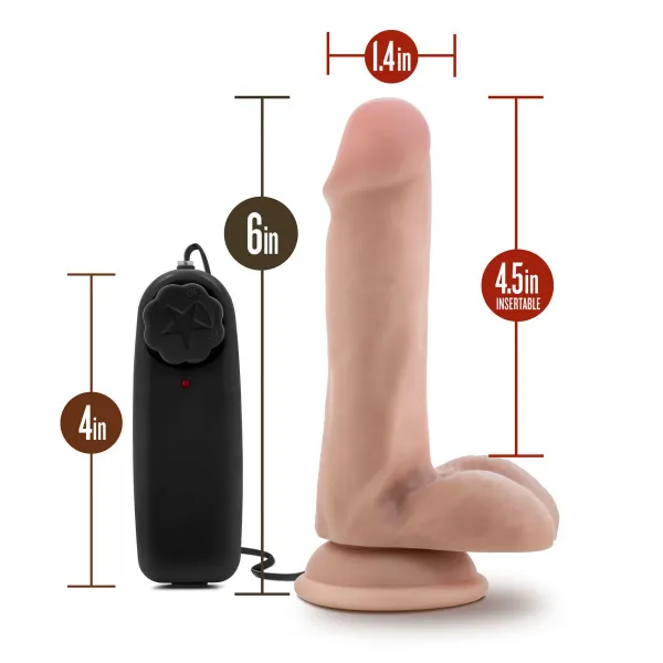 Realistic Dildo Blush Dr Skin PVC Ø 3,6 cm