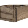 Žvakidė Home ESPRIT Natūralus Geležis Tikmedis 60 x 15 x 14 cm